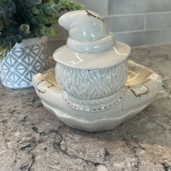 NWOT Lenox Scarecrow Halloween/Thanksgiving Candy Dish - Picture 4 of 9